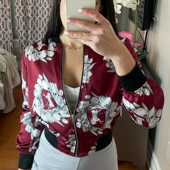 FLORAL BOMBER - Picture 2 of 7